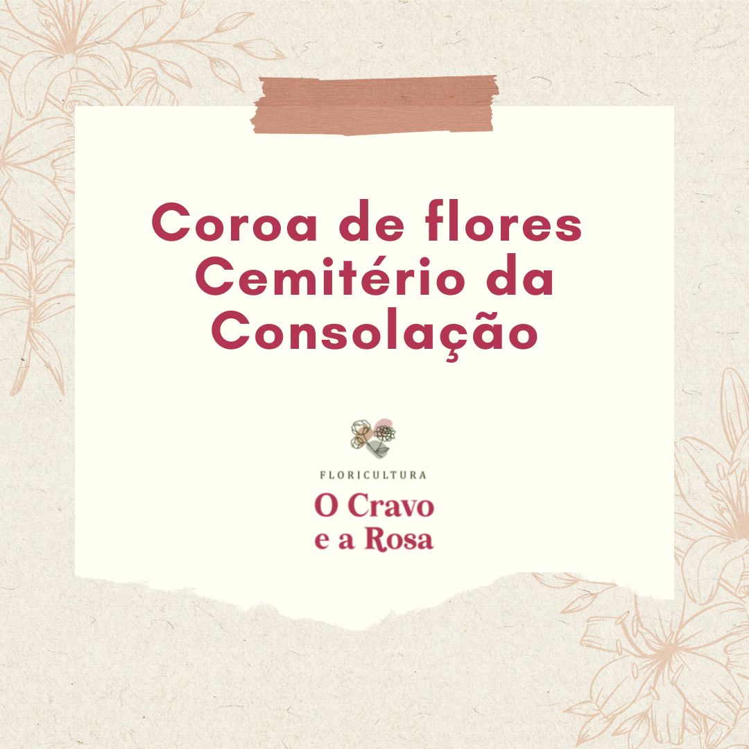 entrega de coroa de flores no cemitério da Consolação